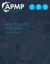 APMP Ethics Survey Report 2018
